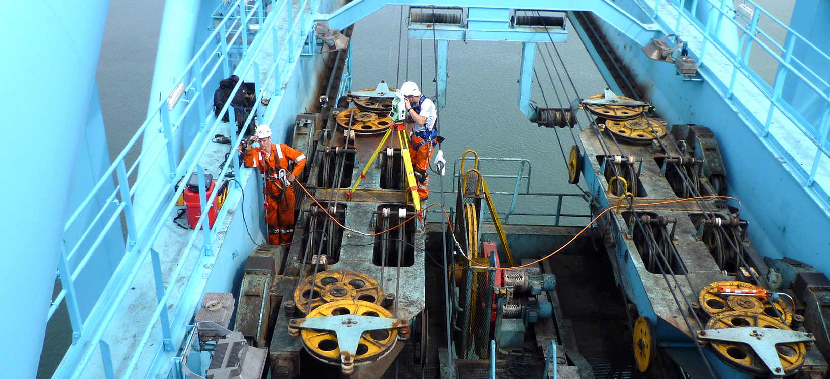 Measuring high in ports